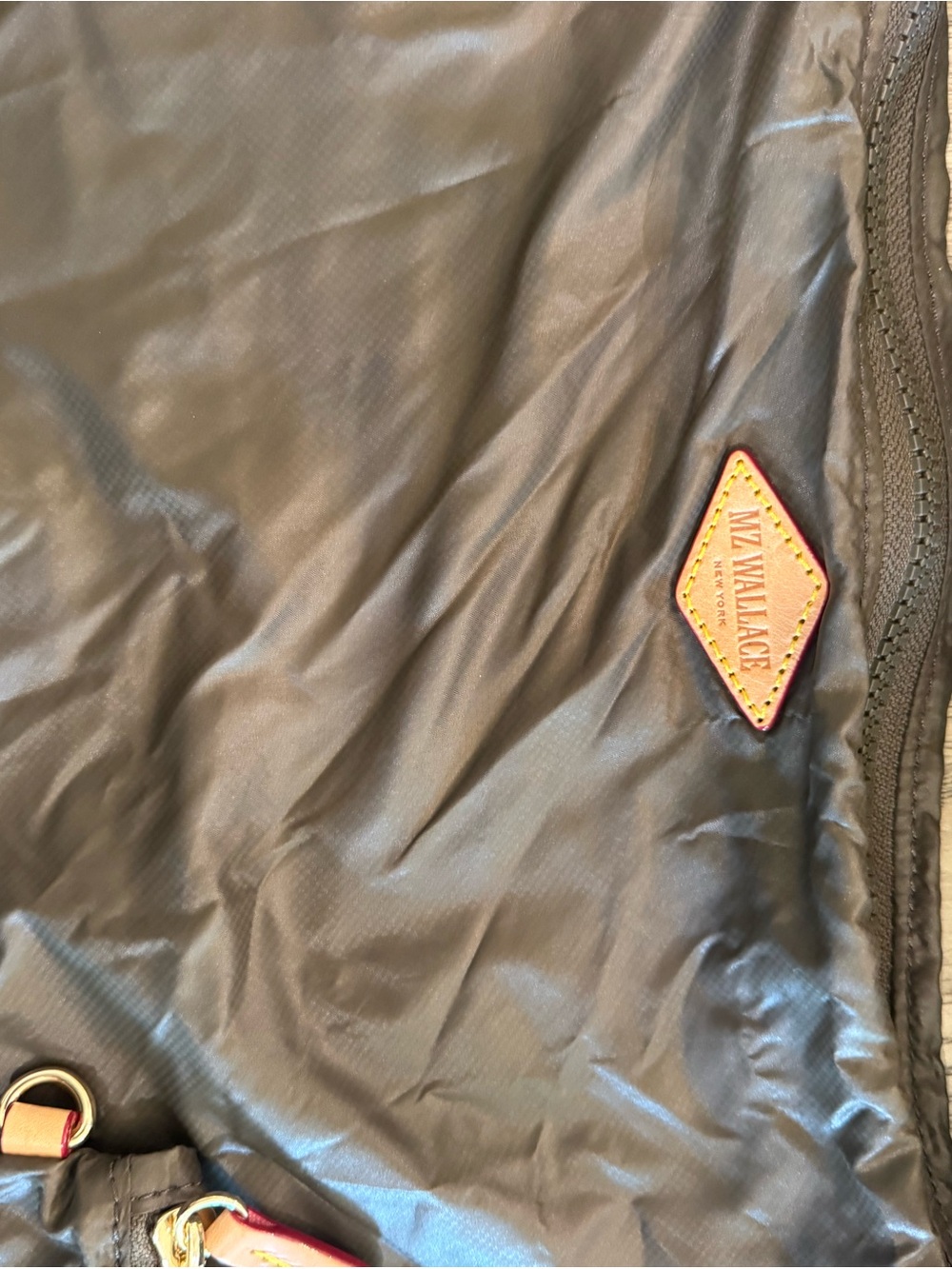 MZ Wallace Quilted Metro Tote in Taupe Brown - Picture 13 of 16